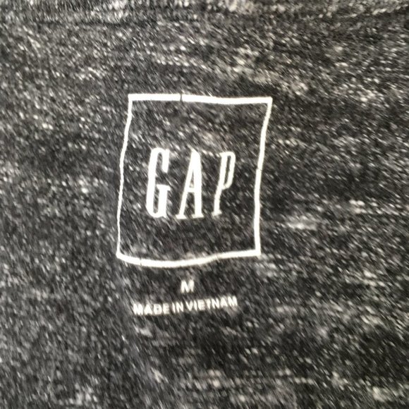 Gap Mens Sweater Gray Medium V-Neck Pullover Casual Comfort Sweatshirt #0502 - Picture 8 of 8